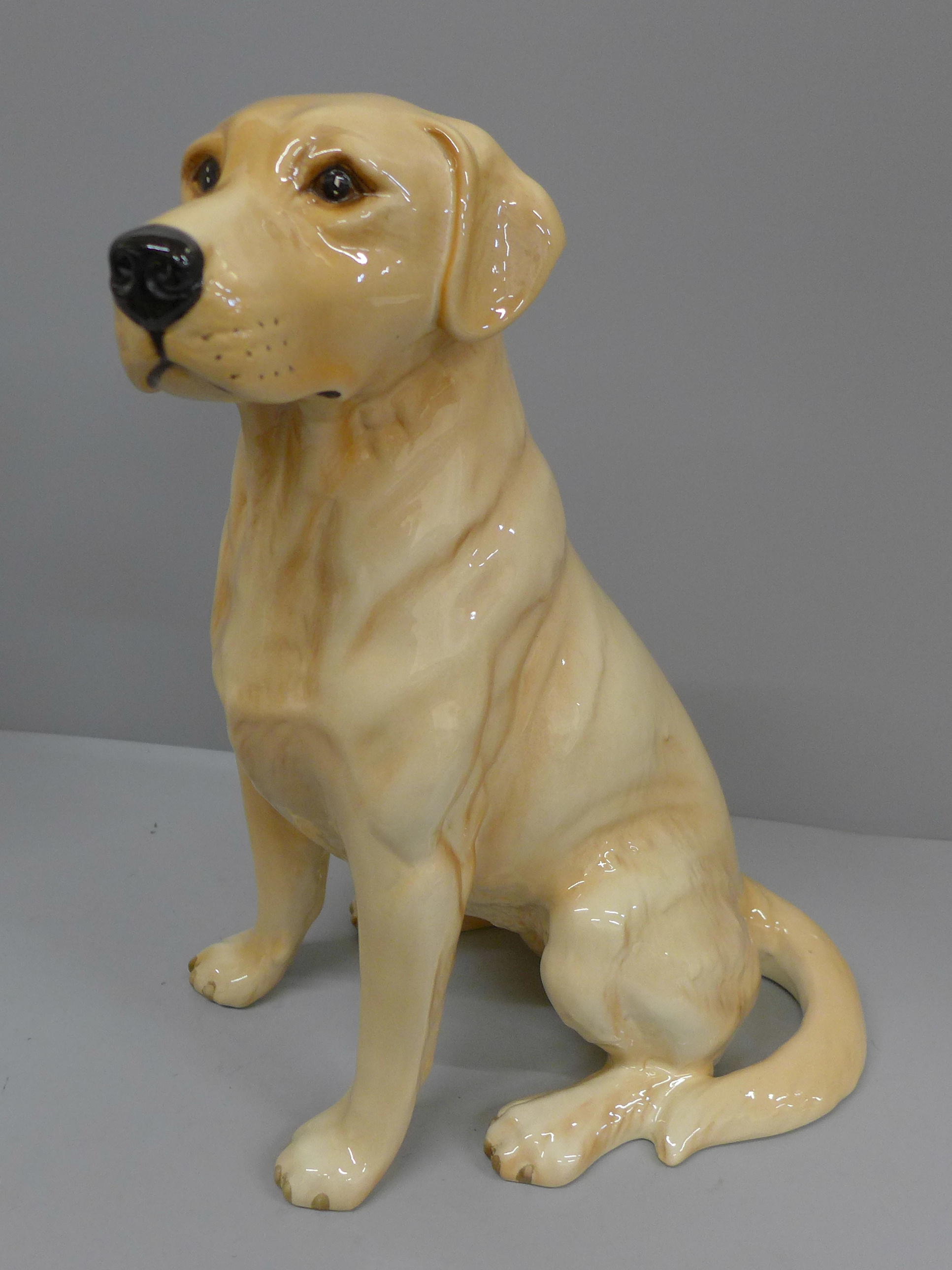 A Beswick fireside model of a Labrador, 32cm