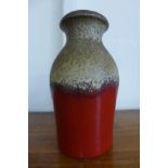 A West German 208-21 Scheurich-Keramik glazed vase