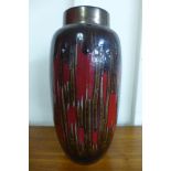 A West German 553-52 Scheurich large glazed vase