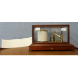 A mahogany cased Sewills of Liverpool barograph