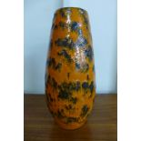 A West German 529-38 Schlossberg fat lava glazed vase