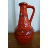 A West German 67-30 Bay Keramik glazed pottery jug