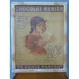 A French Chocolat Menier advertising print