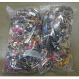 Costume jewellery **PLEASE NOTE THIS LOT IS NOT ELIGIBLE FOR POSTING AND PACKING**