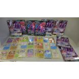 54 Holographic Black Star rare Pokemon cards and large cards