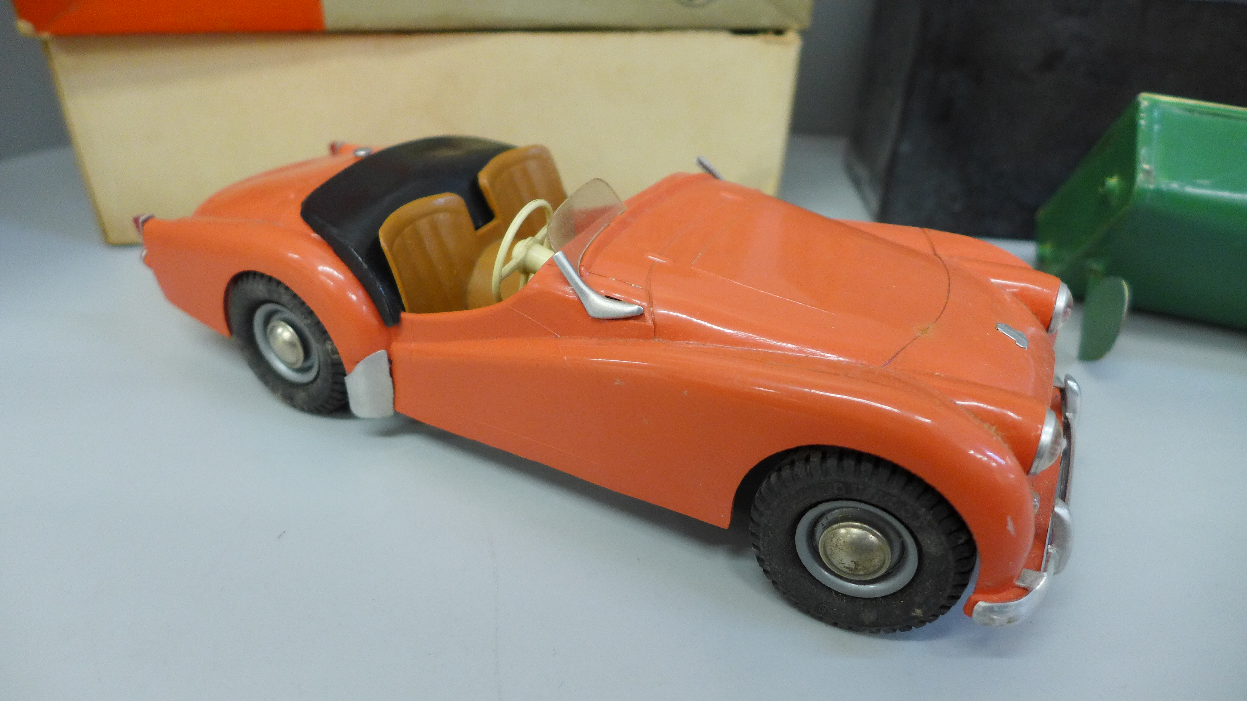 A boxed plastic Victory Models Triumph TR2 Sports Car and a Jetcraft 'pop pop' powered model boat, - Image 3 of 3