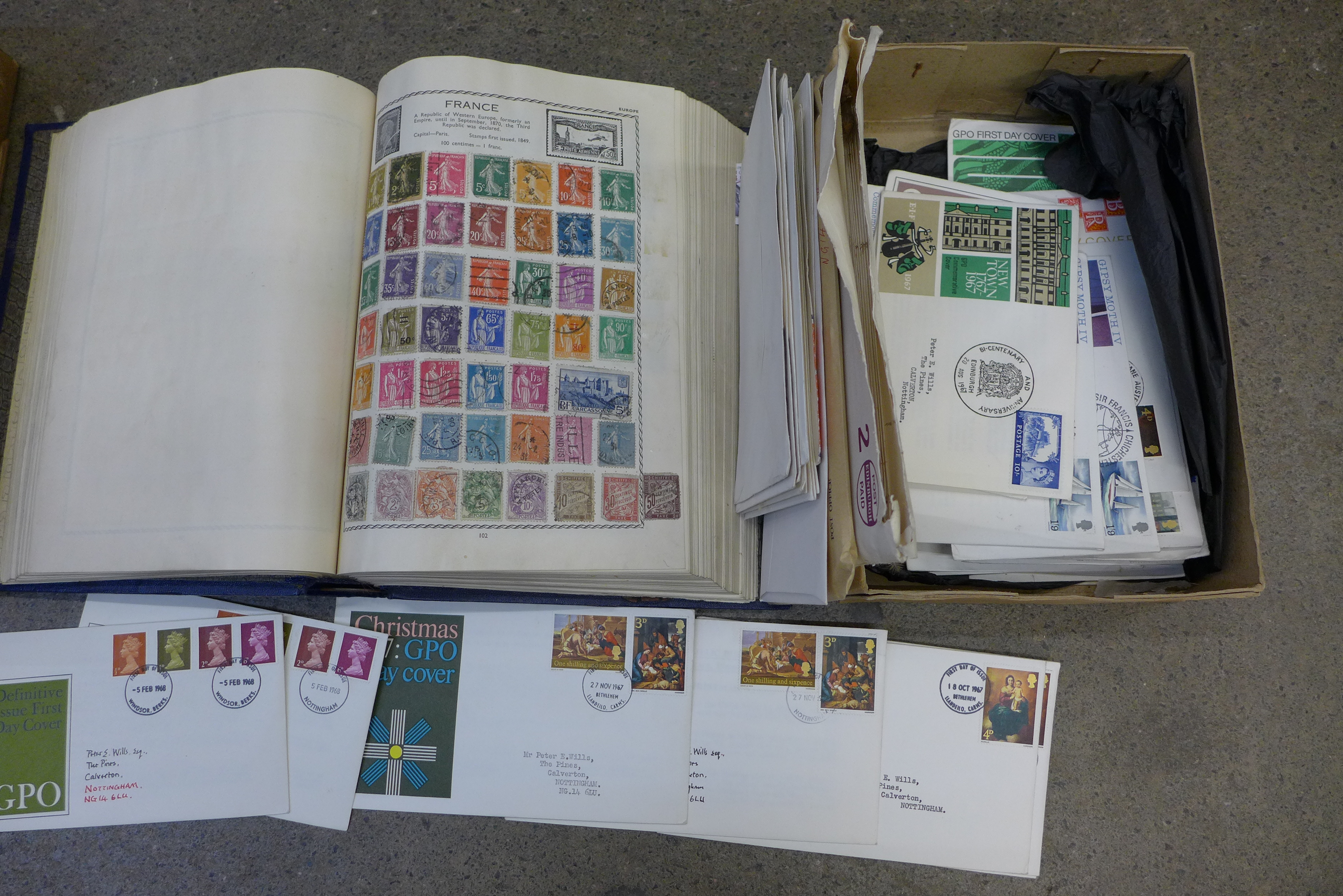 A collection of loose stamps, first day covers and a stamp album - Image 2 of 3