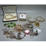 Costume jewellery including designer