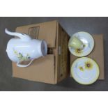 A Royal Albert Sunflower tea set **PLEASE NOTE THIS LOT IS NOT ELIGIBLE FOR POSTING AND PACKING**