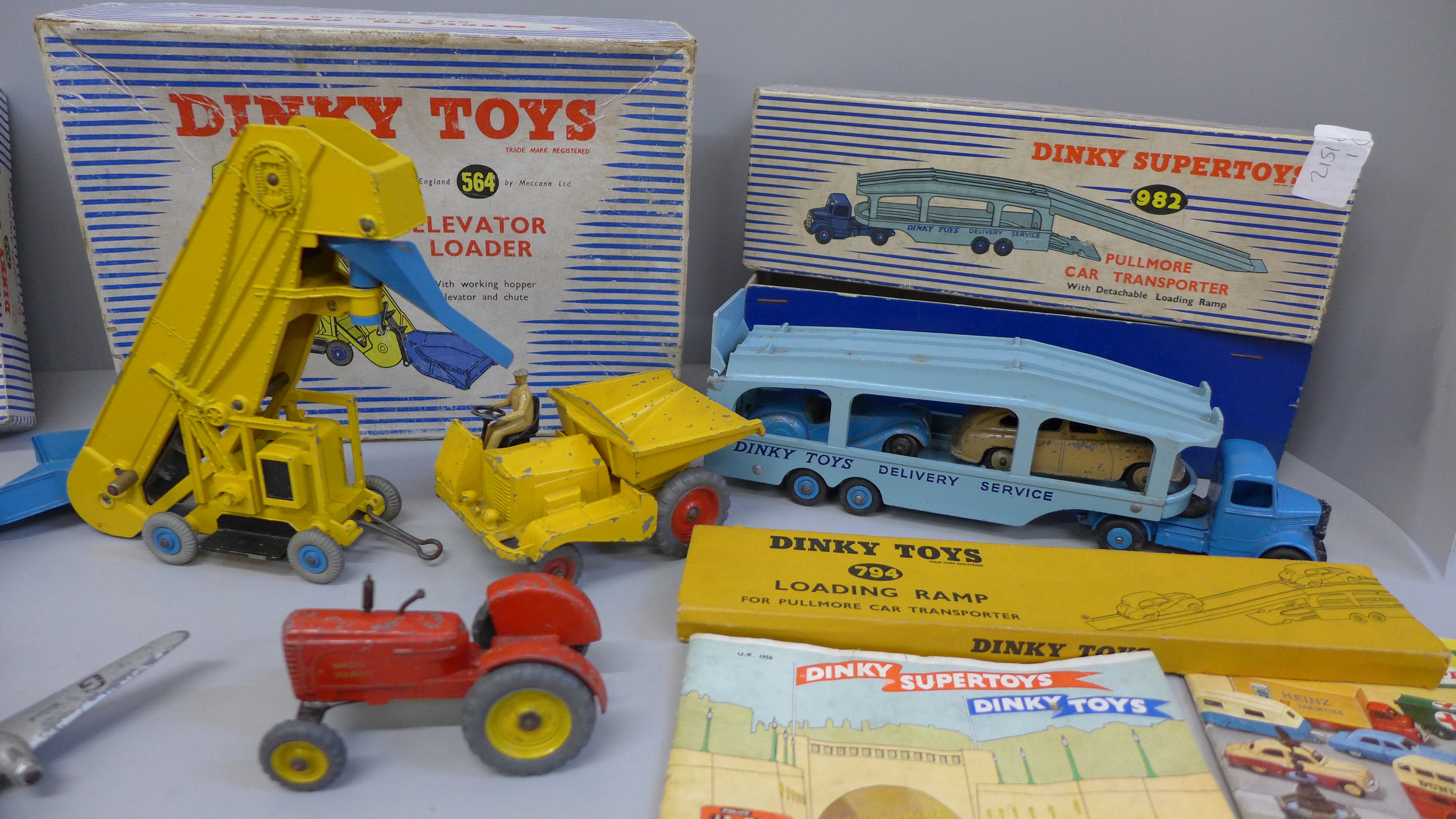 A boxed Dinky Toys 564 Elevator Loader, a boxed Dinky Toys 982 Pullmore Car Transporter and boxed - Image 2 of 3