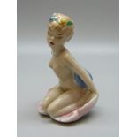 A small Wade nymph figure, a/f