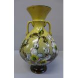 A Linthorpe 1081 vase, 18.2cm tall