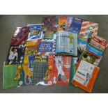 Football memorabilia; a box of World Cup related books and programmes, 1950's onwards includes