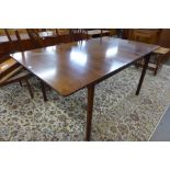 A McIntosh mahogany extending dining table