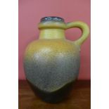 A West German 486-38 fat lava Scheurich Keramik glazed pottery jug