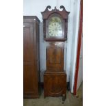 A Victorian mahogany 8-day longcase clock