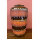 A West German 517-38 fat lava Fabiola Scheurich Keramik glazed vase