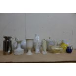 Assorted pottery, mostly West German (13)