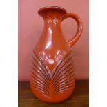 A West German 435-28 Fohr glazed pottery jug