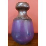 A West German 300-25 fat lava Ruscha glazed vase