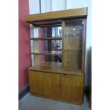 A teak wall unit