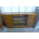 A Morris of Glasgow teak and afromosia bookcase