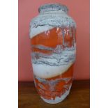 A West German 5031-31 fat lava Carstens glazed vase