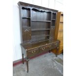 A George III style oak dresser