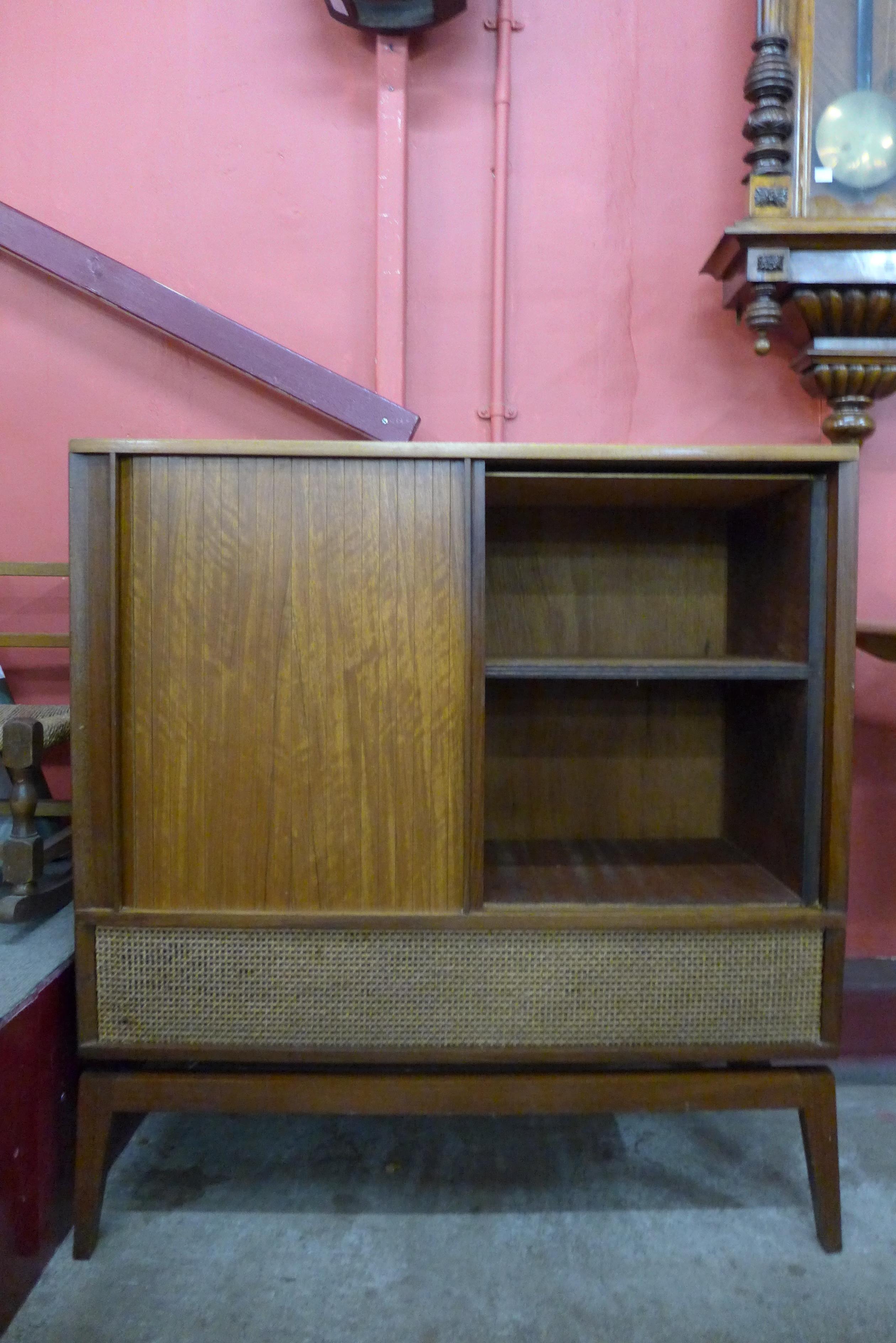 A Danish teak tambour front cabinet - Image 3 of 3