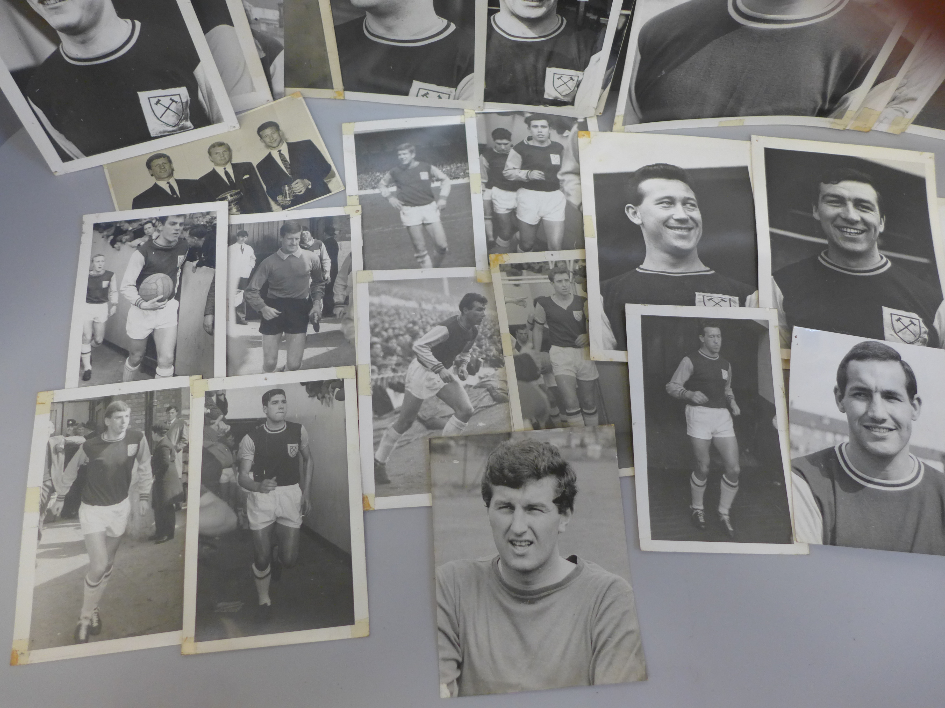 Forty-three rare early 1960's West Ham United portrait photographs - Image 2 of 5