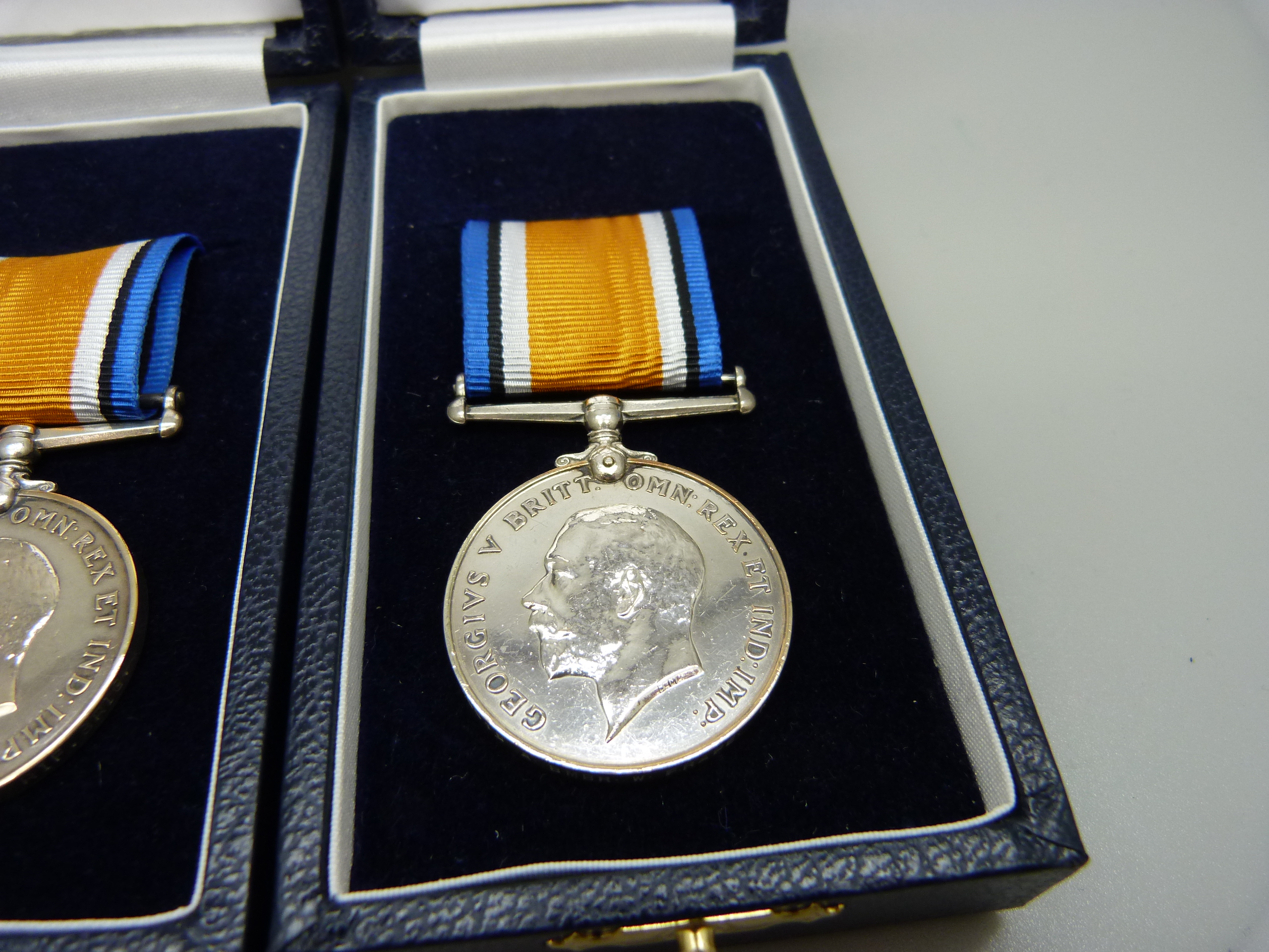 Two WWI medals: 46516 Walter Frape, Acting Bombardier Royal Artillery and S-34257 Private A. - Image 3 of 7