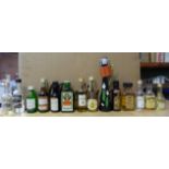 A box of over 100 alcohol miniatures **PLEASE NOTE THIS LOT IS NOT ELIGIBLE FOR POSTING AND