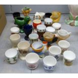 A collection of egg cups **PLEASE NOTE THIS LOT IS NOT ELIGIBLE FOR POSTING AND PACKING**