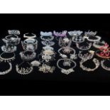 Twenty-eight tiaras, ten hat/hair accessories, a bracelet and two necklaces **PLEASE NOTE THIS LOT