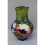 A Moorcroft anemone vase