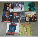 Eight laser disc movies including MASH and Mission Impossible **PLEASE NOTE THIS LOT IS NOT ELIGIBLE