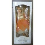 A Leonardo Collection porcelain doll, boxed with certificate **PLEASE NOTE THIS LOT IS NOT