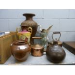 A collection of assorted items, vases and decorative items **PLEASE NOTE THIS LOT IS NOT ELIGIBLE