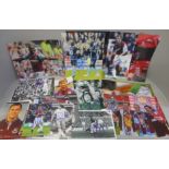 Fifty-three West Ham United former players signed photographs, 1960's to 2000's