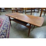 A Danish teak coffee table