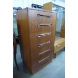 A G-Plan Fresco teak chest of drawers