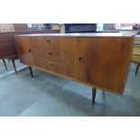 A teak sideboard