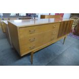 A Uniflex walnut sideboard