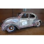 A tin plate VW car