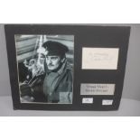 An Omar Sharif, Doctor Zhivago, autograph and photograph display