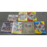 Seven vintage jigsaw puzzles, complete **PLEASE NOTE THIS LOT IS NOT ELIGIBLE FOR POSTING AND