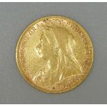 A Victorian 1896 full sovereign