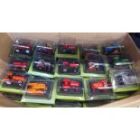 Thirty Hachette Tractors model vehicles