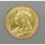 A Victorian 1898 full sovereign