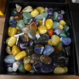 Over 200 polished gemstones